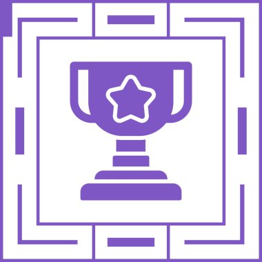 kupa simgesi, vektör çizimi