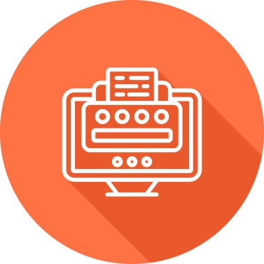 seo modern simgesinin vektör illüstrasyonu