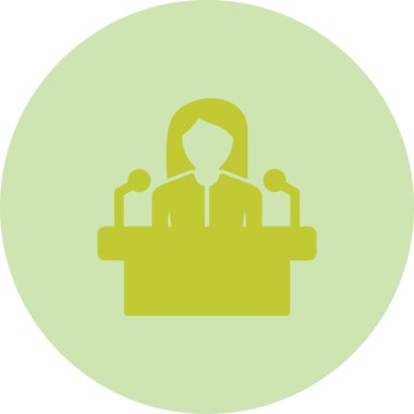 İş ikonu. Basit resimleme