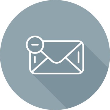 zarf simgesi vektör illüstrasyonu