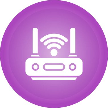 Wifi yönlendirici vektör simgesi