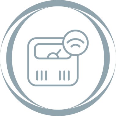 Modern simgenin vektör illüstrasyonu