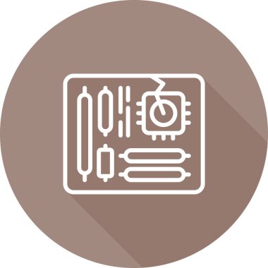 Modern b 'nin vektör illüstrasyonu eksik simgesi