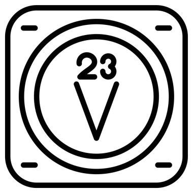 Modern b 'nin vektör illüstrasyonu eksik simgesi