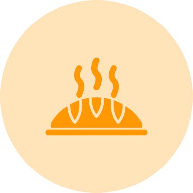 Gıda simgesinin vektör illüstrasyonu