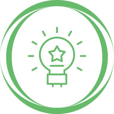 light bulb icon in trendy style isolated background