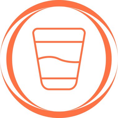 Su. Web simgesi basit illüstrasyon