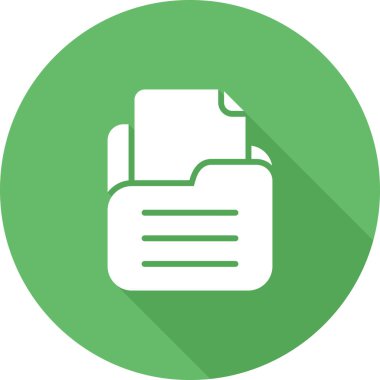 Belge. Web simgesi basit illüstrasyon