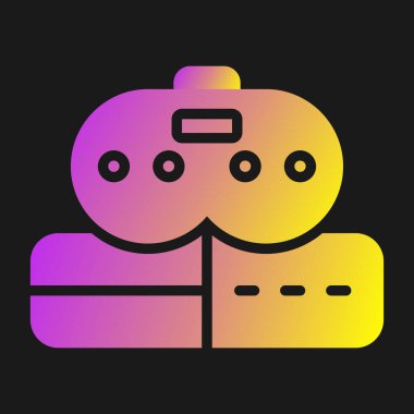 Siyah arkaplanda izole edilmiş resim simgesi için renk paleti. Renkli özet kavramı