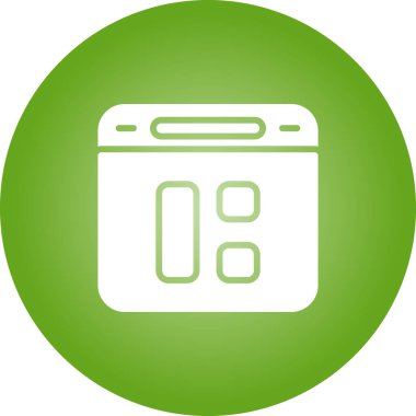 çamaşır makinesi simgesi. vektör illüstrasyonu