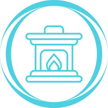 yanan mum ağı simgesi, vektör