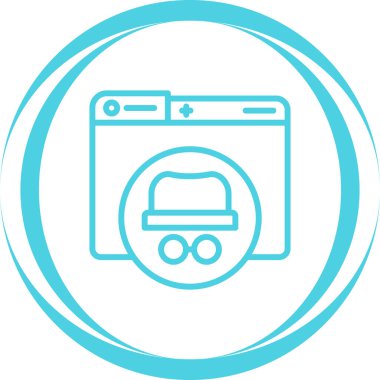 Çamaşır makinesi simgesi, vektör illüstrasyonu