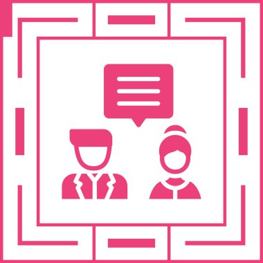 Konuşma balonu olan bir kadının vektör çizimi