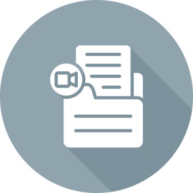 belge dosya simgesi düz biçimli