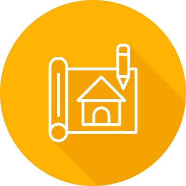 Yapı simgesinin vektör illüstrasyonu