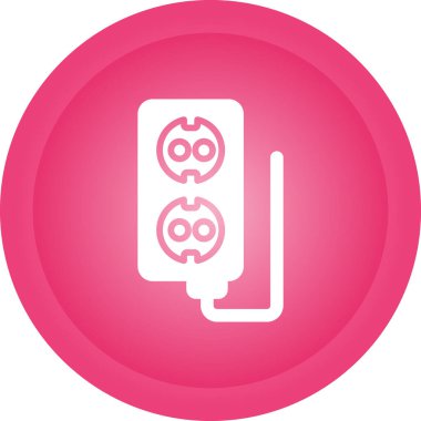 Benzersiz dolgu çizgisi vektör simgesi