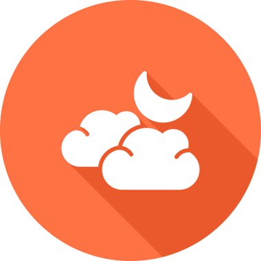 Bulut simgesi. Web için basit bulut vektör simgeleri çizimi