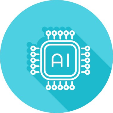 Devre kartı simgesi. Teknoloji şeması işareti. vektör illüstrasyonu