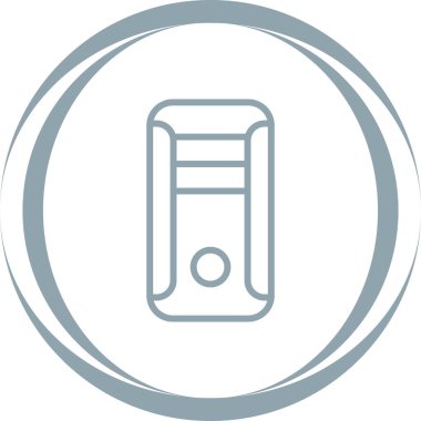 Modern b 'nin vektör illüstrasyonu eksik simgesi