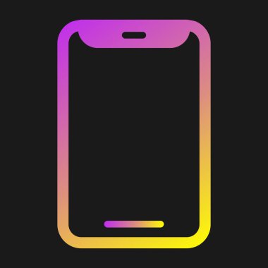 telefon gradyan renk ui simgesi