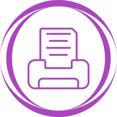 Modern simgenin vektör illüstrasyonu