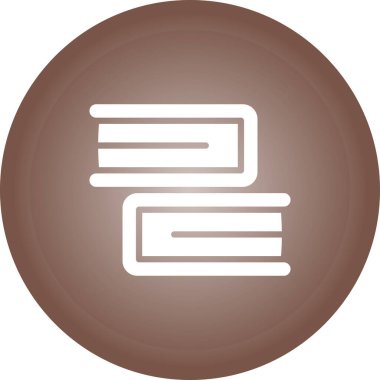 Güzel Çikolata Kabartma Vektör Simgesi