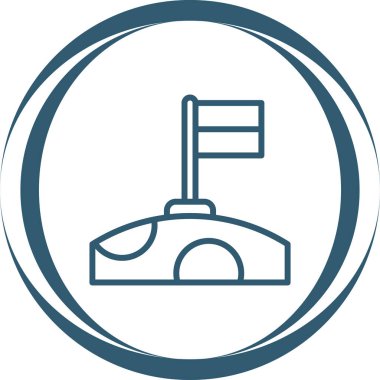 temizlik fırçası. Web simgesi vektör illüstrasyonu