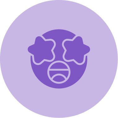 Benzersiz emoji simgesi vektör illüstrasyonu