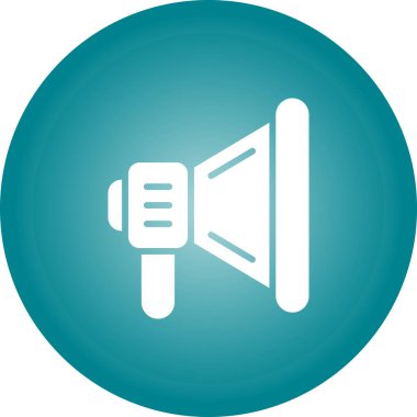 megafon simgesinin vektör illüstrasyonu