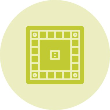 Benzersiz çip vektör simgesi