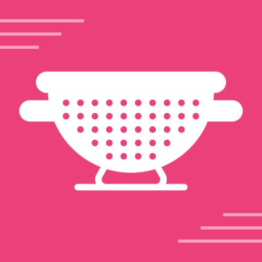 Yemek ikonu. vektör illüstrasyonu