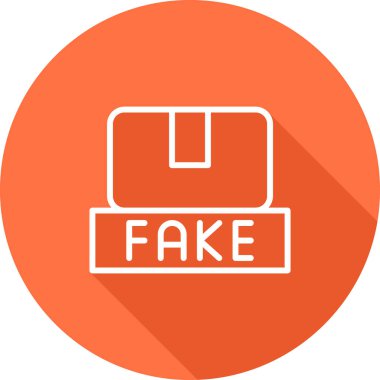 sahte vektör simgesi modern basit tasarım