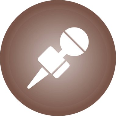 microphone icon web simple illustration