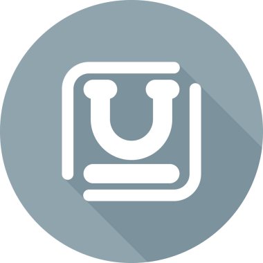 Bir b eksikliği simgesinin vektör çizimi