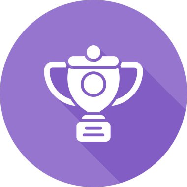 Kupa. Web simgesi basit illüstrasyon