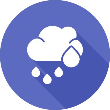 Bulut. Web simgesi basit tasarım