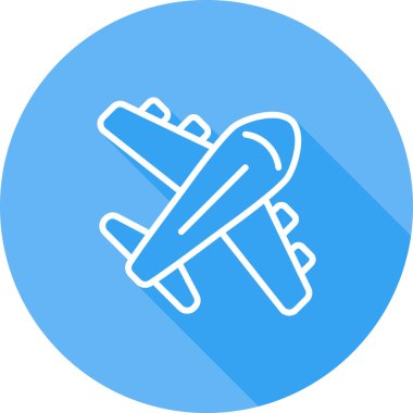 Uçak. Web simgesi basit illüstrasyon