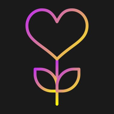 kalp simgesi çizimi izole edildi