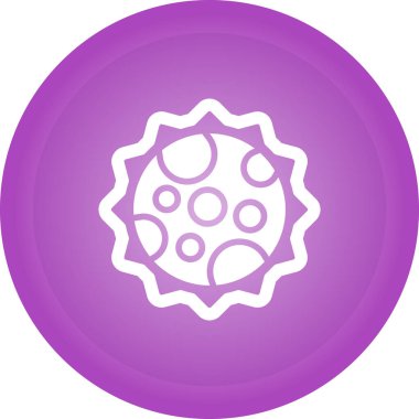 Benzersiz güneş enerjisi vektör simgesi