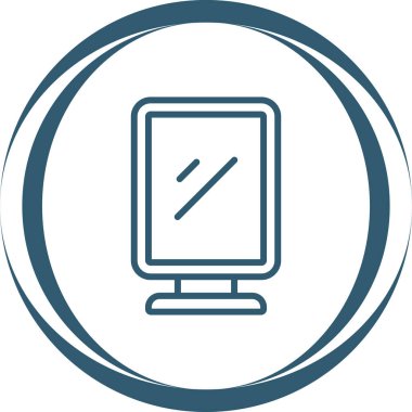 izleyici ikon vektör illüstrasyonu