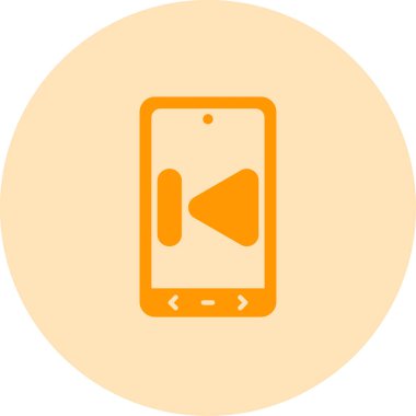 Oynat işareti olan akıllı telefon