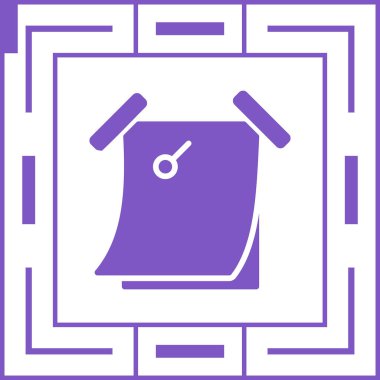 Bir alışveriş arabası simgesinin vektör çizimi