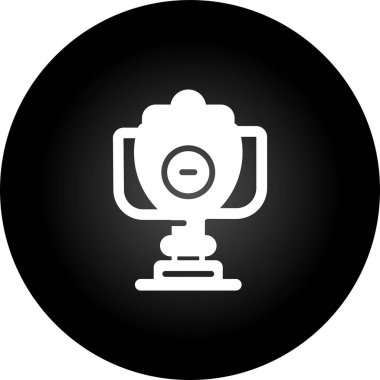 Ödülü Kupası simge vektör çizim