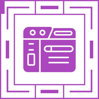 Dosya. Web simgesi basit illüstrasyon