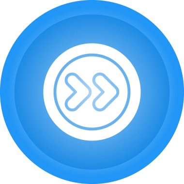 Beyaz arkaplanın mavi ve sarı ikonunun vektör çizimi