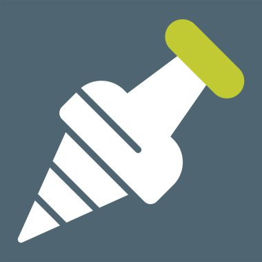 İzole edilmiş tek yaprak simgesinin vektör illüstrasyonu