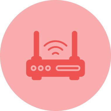 wifi router simgesi web basit illüstrasyonuName