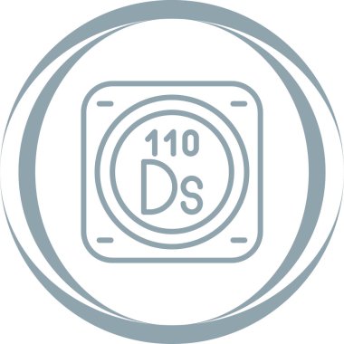 metal kimyasal element simgesi, basit satır biçimi