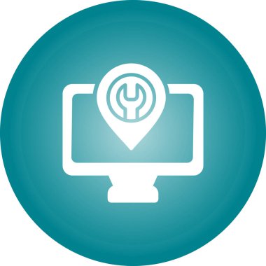 Bilgisayar web simge vektör çizim