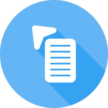 kağıt simgesi vektör illüstrasyonu